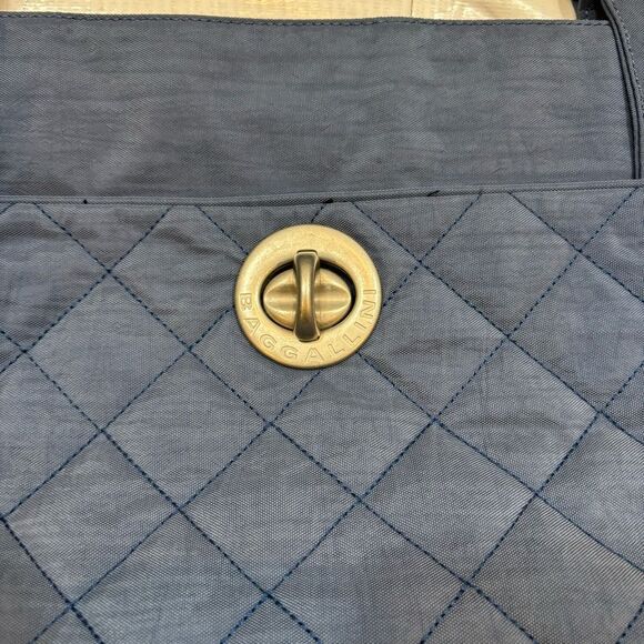 Brand new without Tags Ladies Baggallini Brand Large Blue Quilted Tote Bag - Picture 3 of 16